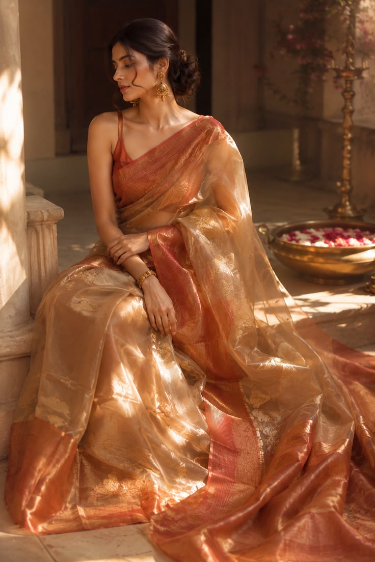 The Embroidered Matka Silk Saree 4